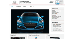 Desktop Screenshot of honda-ikb.com