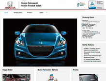 Tablet Screenshot of honda-ikb.com